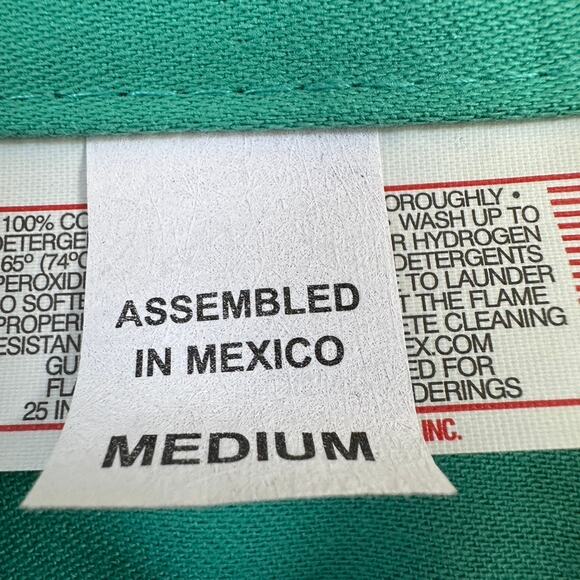 Westex Proban FR-7A Flame-Resistant Shirt Men's Size L Jacket Green Snap-Button - Picture 4 of 9